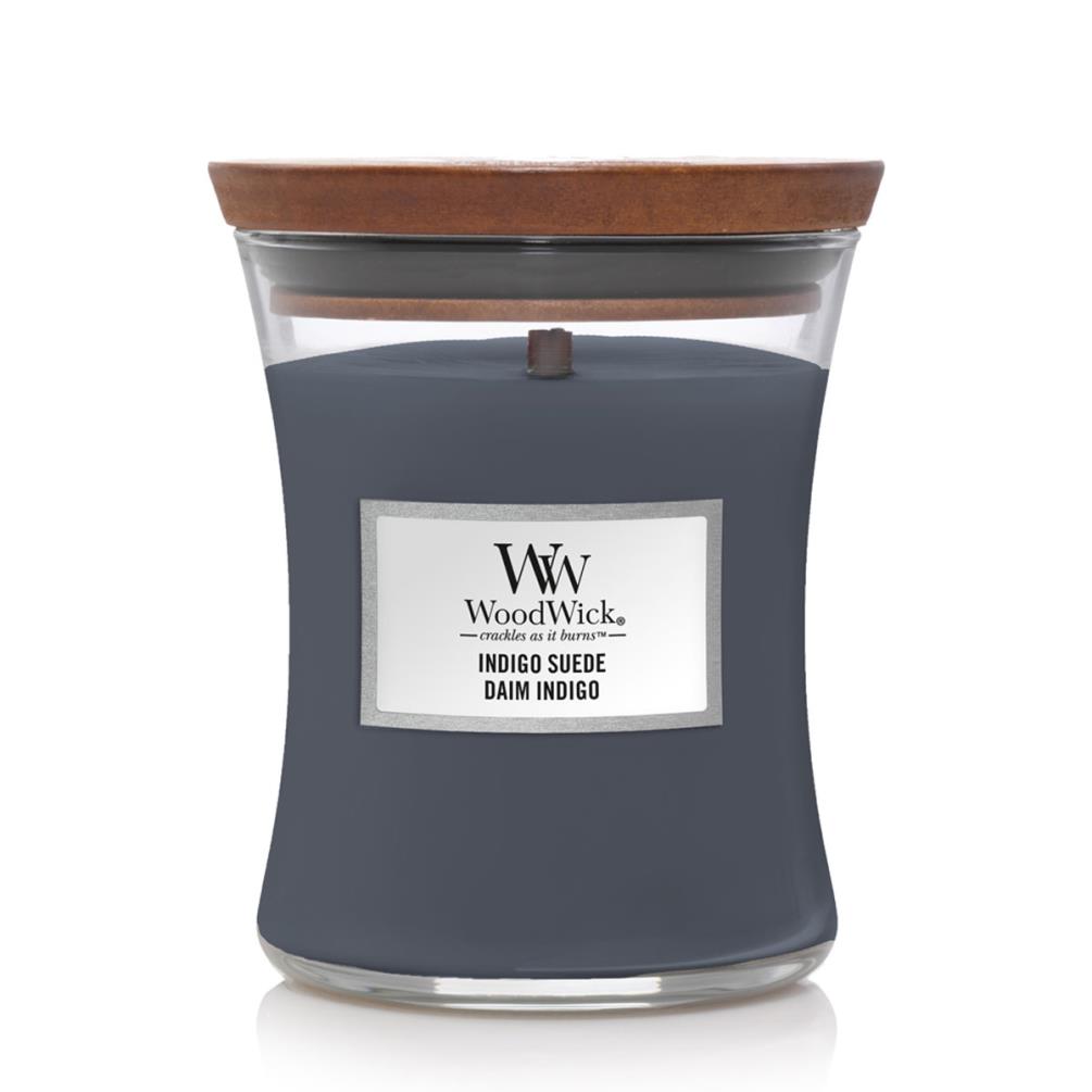 WoodWick Indigo Suede Medium Hourglass Candle £14.99